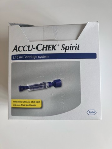 Cartuchos de Insulina 3.15ml Accu-chek Spirit Cx.c/25