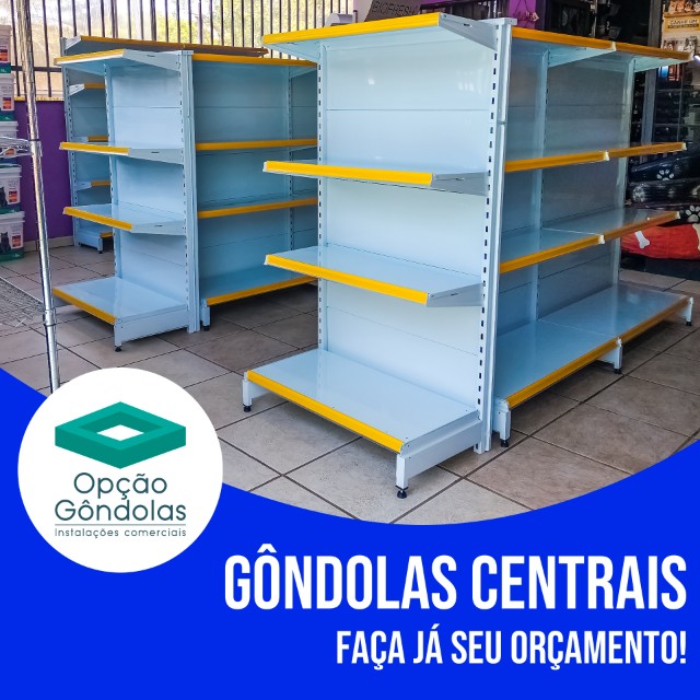 Gôndolas e Prateleiras Novas >> Pronta Entrega
