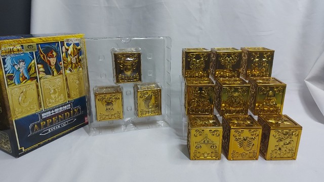 12x Pandora S Box Dos Cavaleiros De Ouro Original Bandai