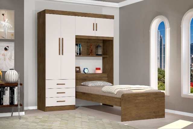 Quarto Modulado solteiro Direto da Fábrica. - Foto 3