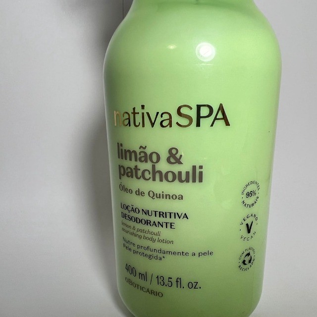 Creme Loção Hidratante Desodorante Corporal Nativa SPA Limão e Patchouli 400ml - Foto 2