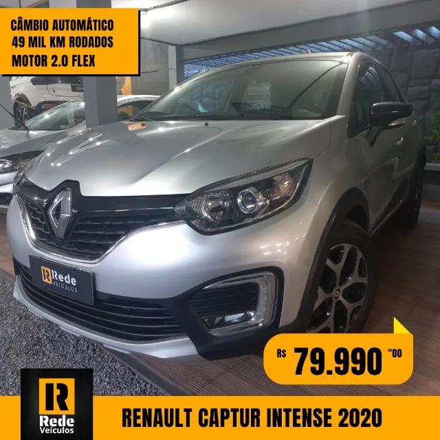 Captur Intense 2020 Automática Super Novo