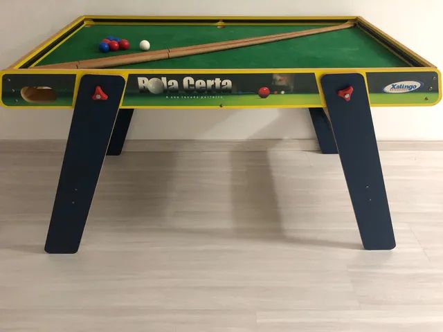 Mesa De Sinuca Infantil - Bola Certa - Xalingo