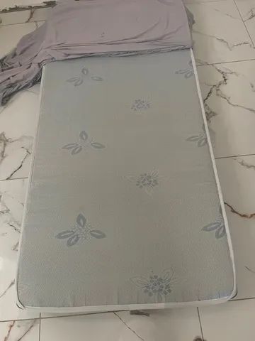 Colchão Solteiro Querubin Liso 88cm Espuma D20 - Solteiro - Foto 3