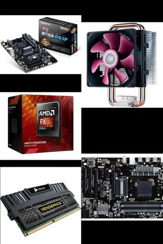 Kit Placa mae / CPU / Memoria / Cooler
