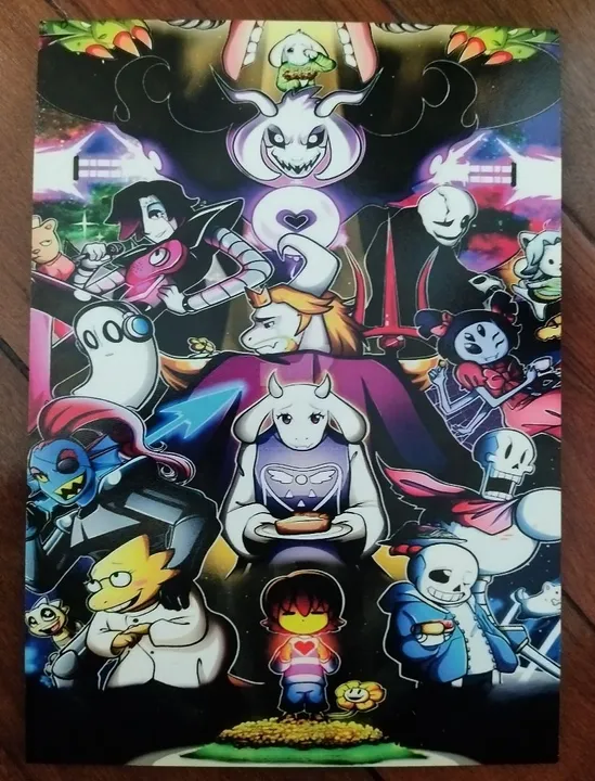 Quadro Placa 10x15cm - Undertale