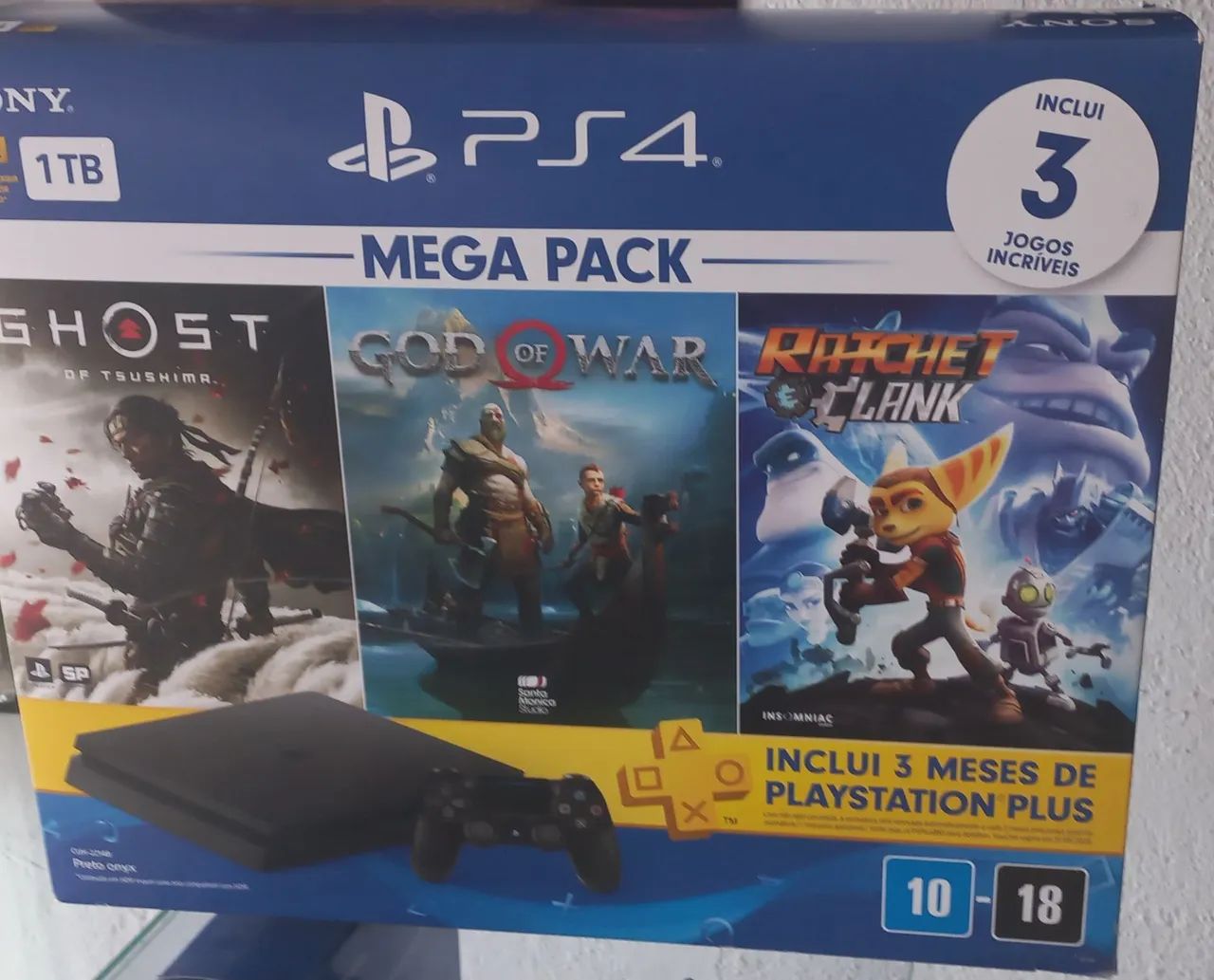 Playstation 4 Mega Pack com 3 jogos incríveis - Foto 4