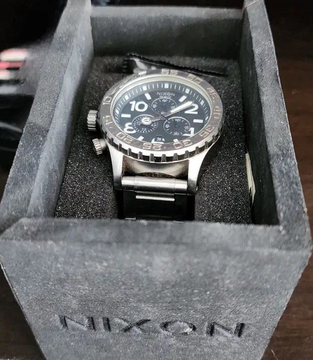 Relógio Nixon 42 20 Chromo / black