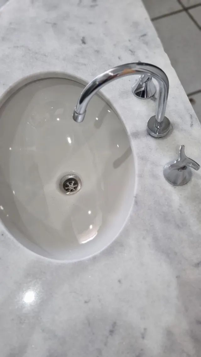 Pia mármore branco Espírito Santo - Foto 5