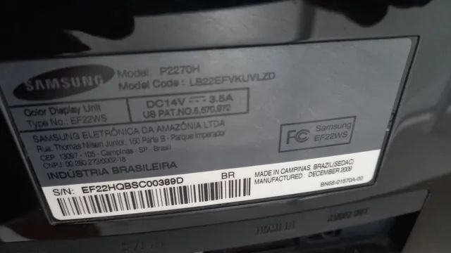 Monitor Samsung P2270H 22" LCD  - Foto 3