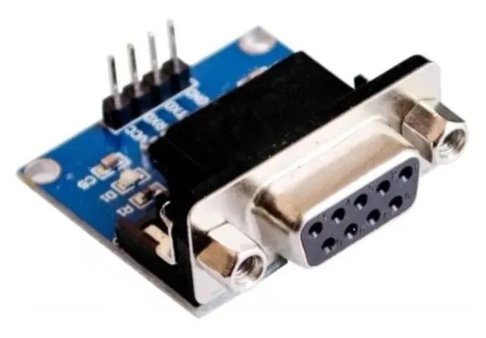 Conversor Rs232 Ttl Max3232 Serial Db9 Femea Módulo Arduino Automação Robotica COD-AM354