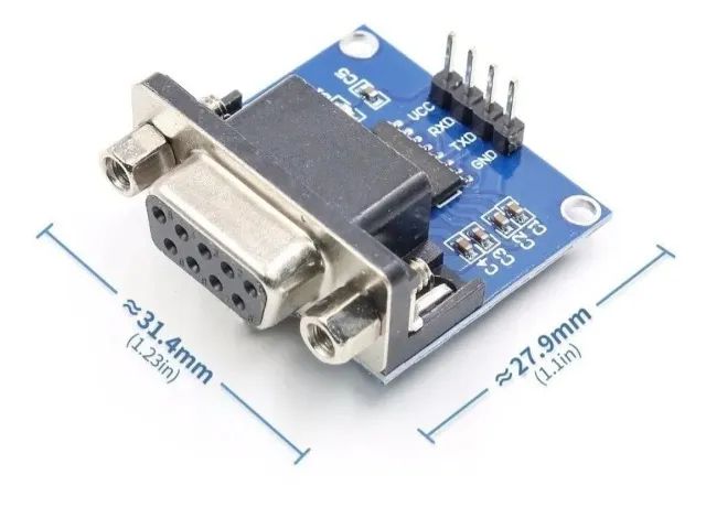 Conversor Rs232 Ttl Max3232 Serial Db9 Femea Módulo Arduino Automação Robotica COD-AM354 - Foto 2