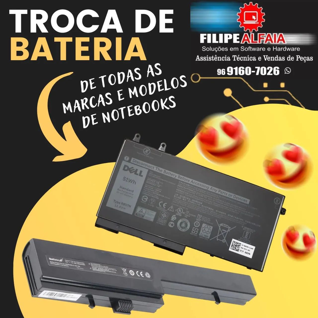 Bateria para Notebook