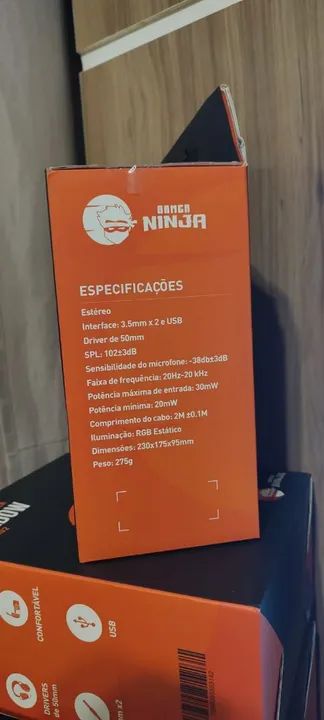 Headset gamer Rainbow ninja  - Foto 5