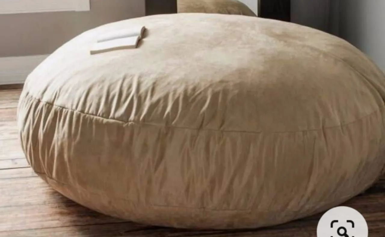 Puff gigante tamanho casal 1.40 x60 cm , REDONDO sob encomenda - Foto 5