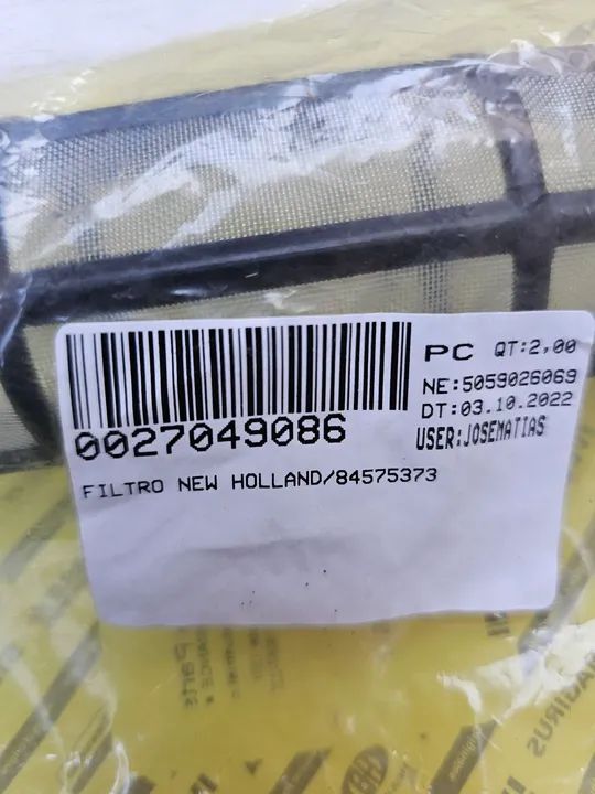 Trator New holand case filtro tanque combustível original * - Foto 4