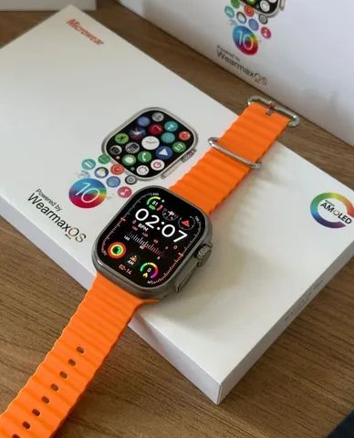 Smartwatch W69 Ultra Max  +  5 Brindes com  tela  Amoled e  2gb de memória interna - Foto 2