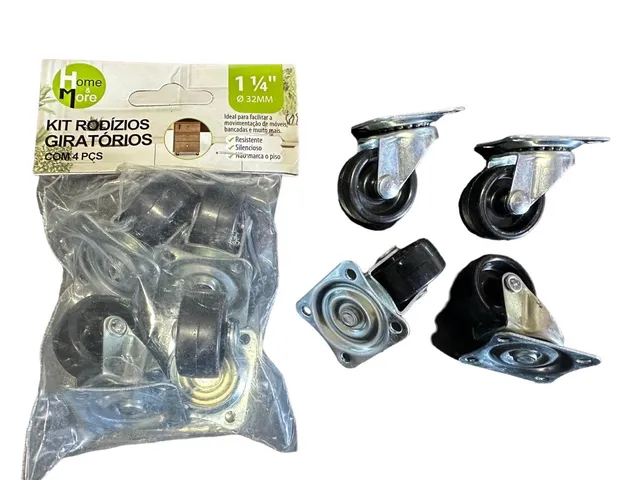 Kit rodízios giratórios