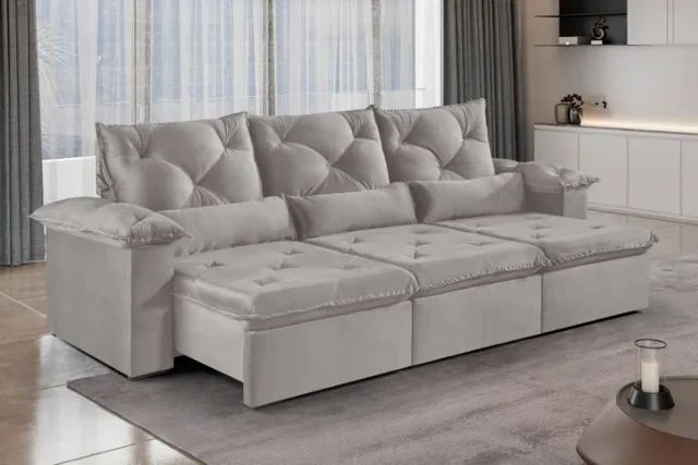 sala sofa retratil e reclinavel de 290 cm 