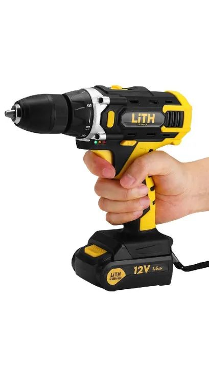 Furadeira e parafusadeira de 12 v com acessórios e maleta, entrego  - Foto 5