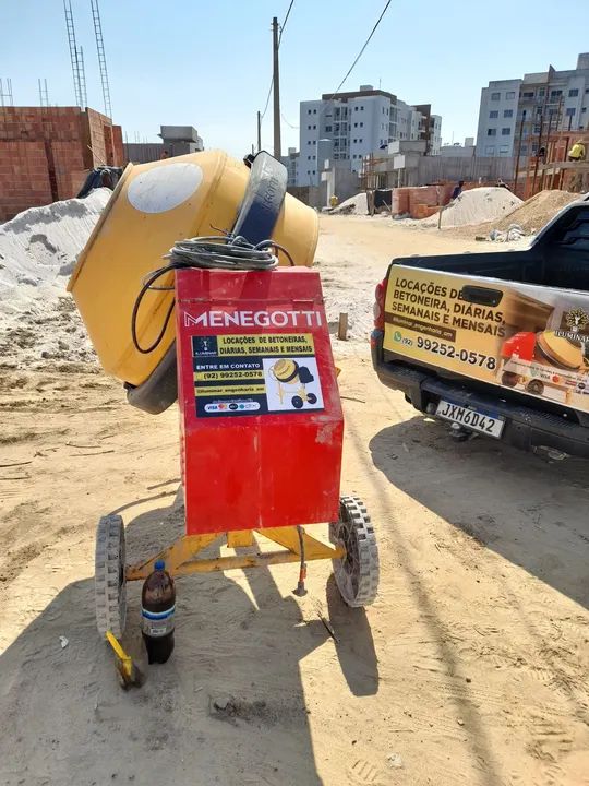 Betoneira - Diarias, Semanal ou Mensal