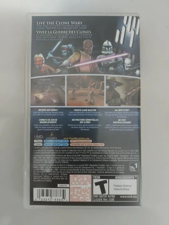 Jogo Star Wars The Clone Wars Republic Heroes Psp - Foto 2