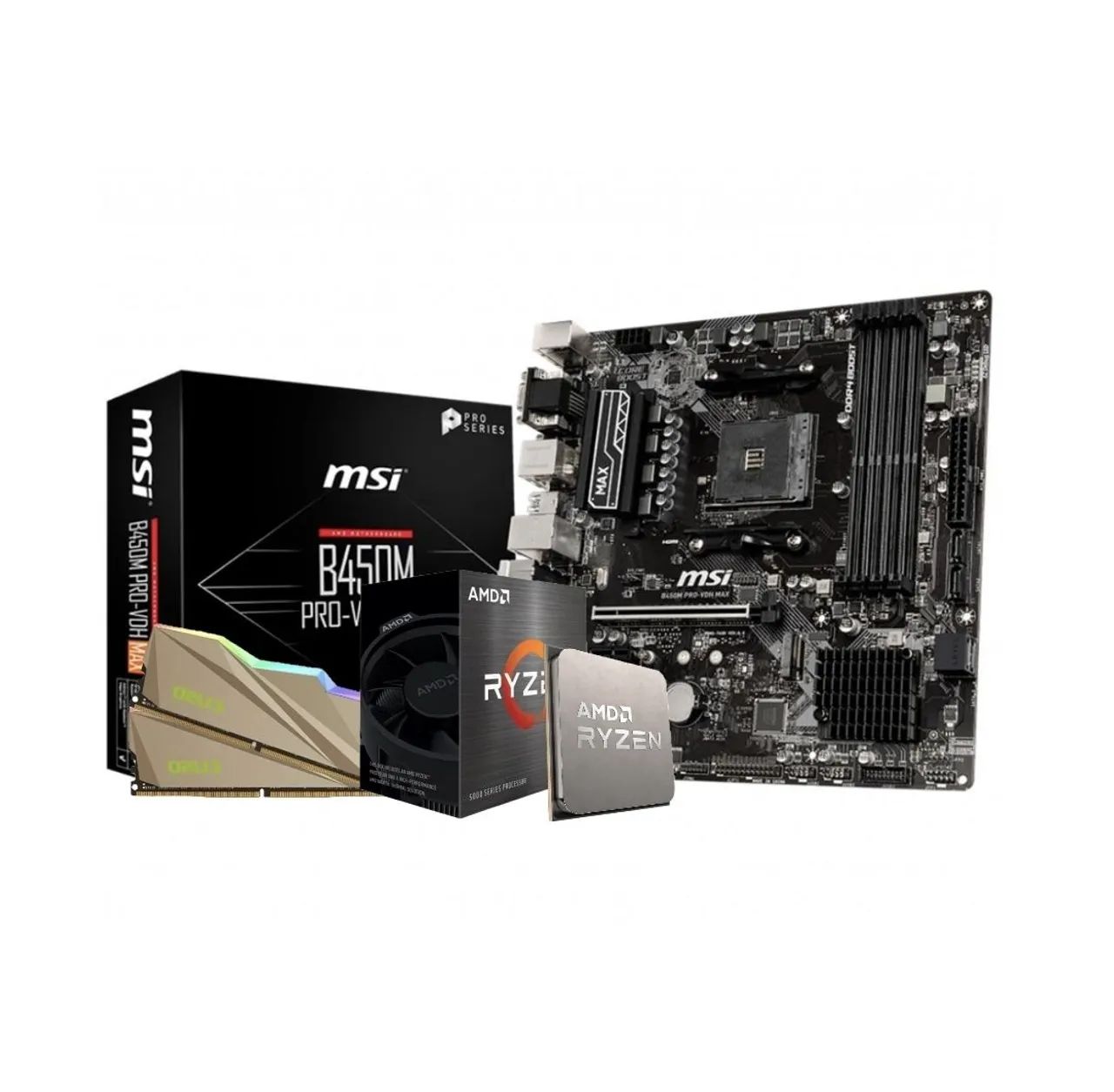 Ryzen 5 5600g + B450M + 16GB RAM | Troco e parcelo