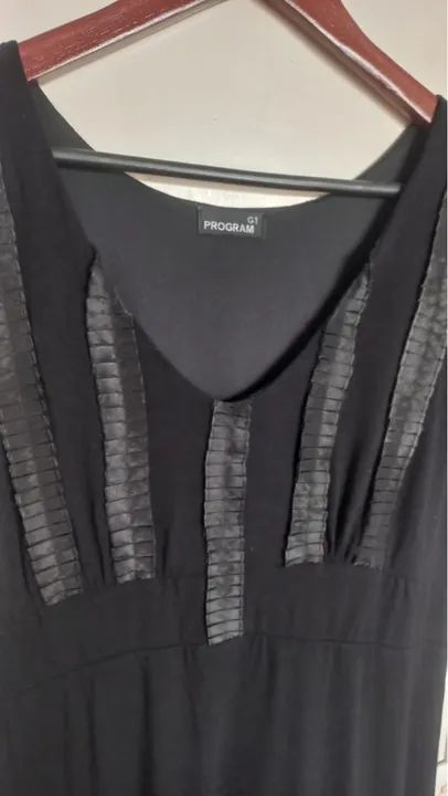 Vestido Viscose Preto - Foto 4