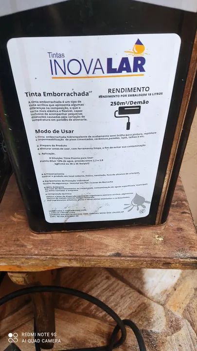 Tinta Emborrachada InovaLar Ótimo Valor  - Foto 4