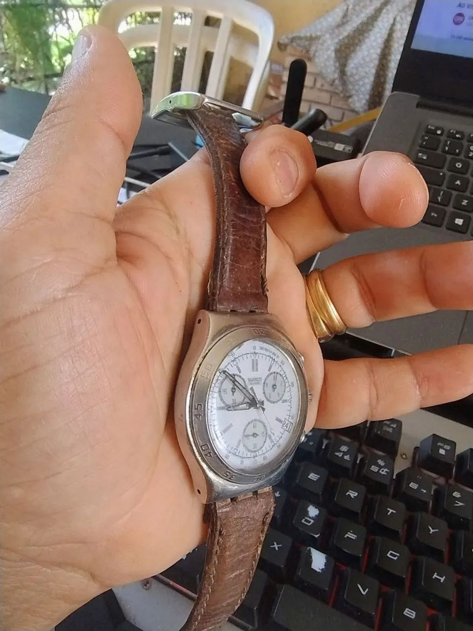 Relógio Lindo Swatch (fabricado na Suiça) - Foto 3