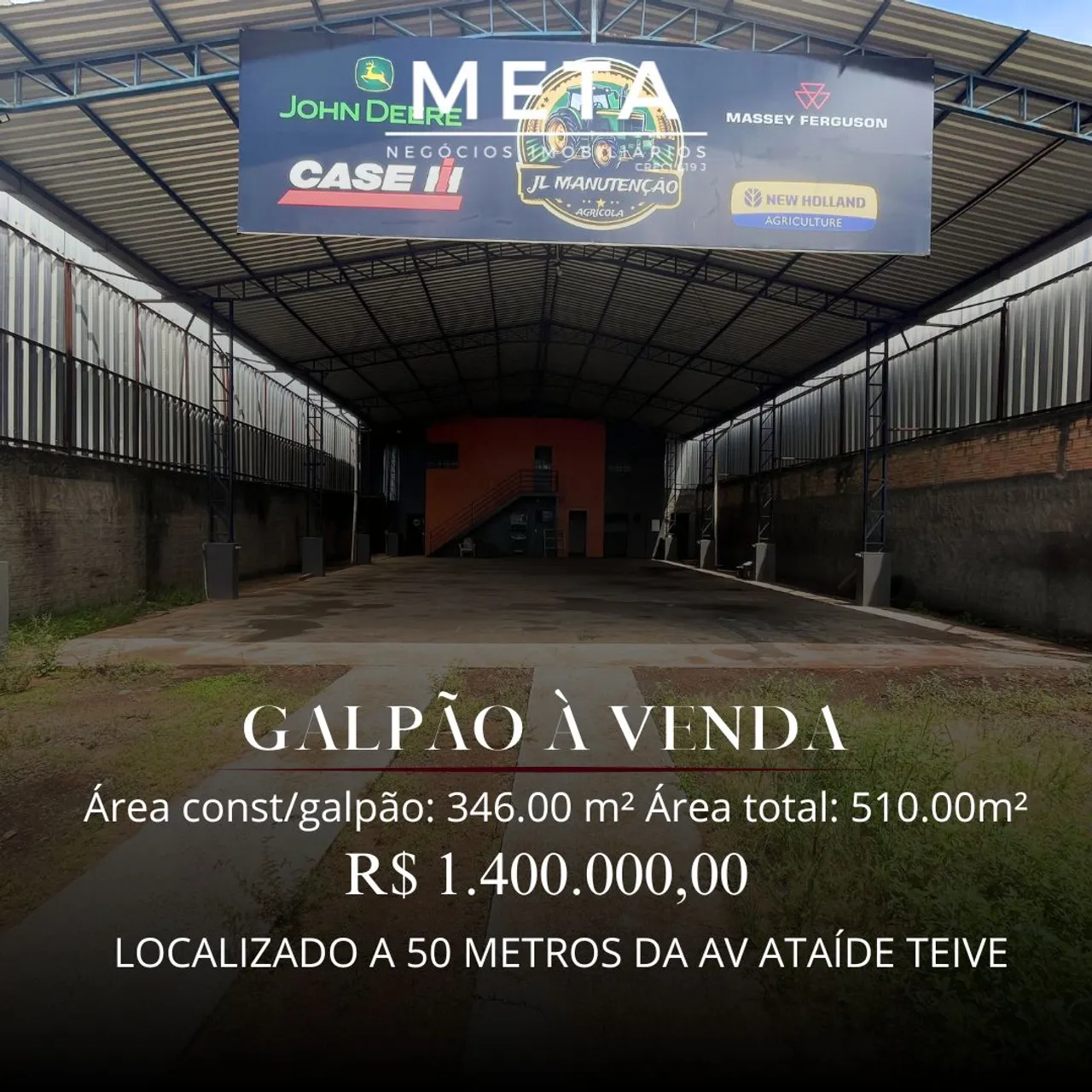 EXCELENTE OPORTUNIDADE DE INVESTIMENTO GALPÃO À VENDA!