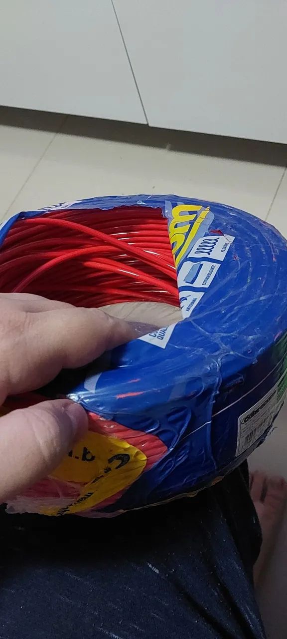 Cabo fio eletrico 6.00mm2 cobrecom