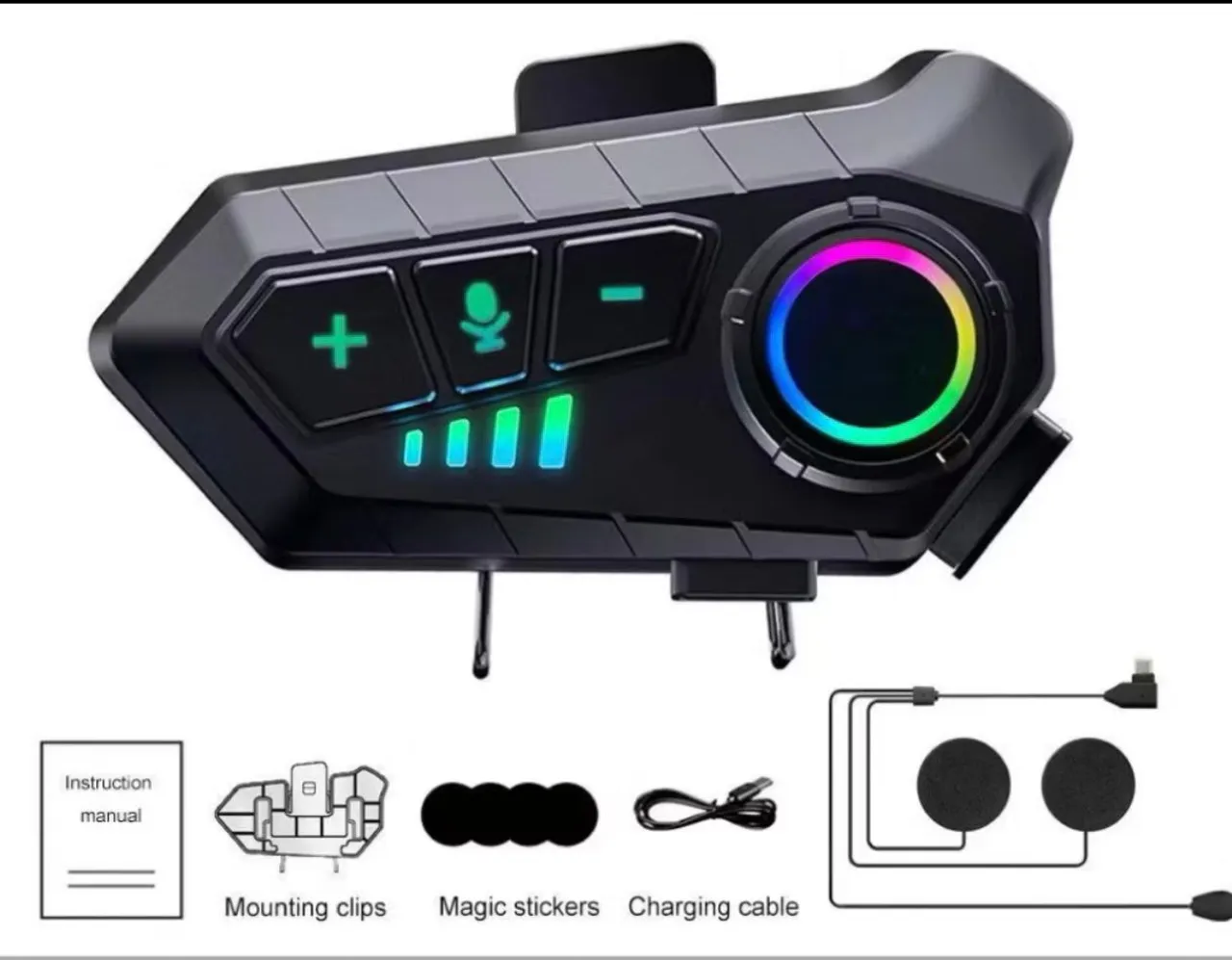 Intercomunicador para capacete com Bluetooth