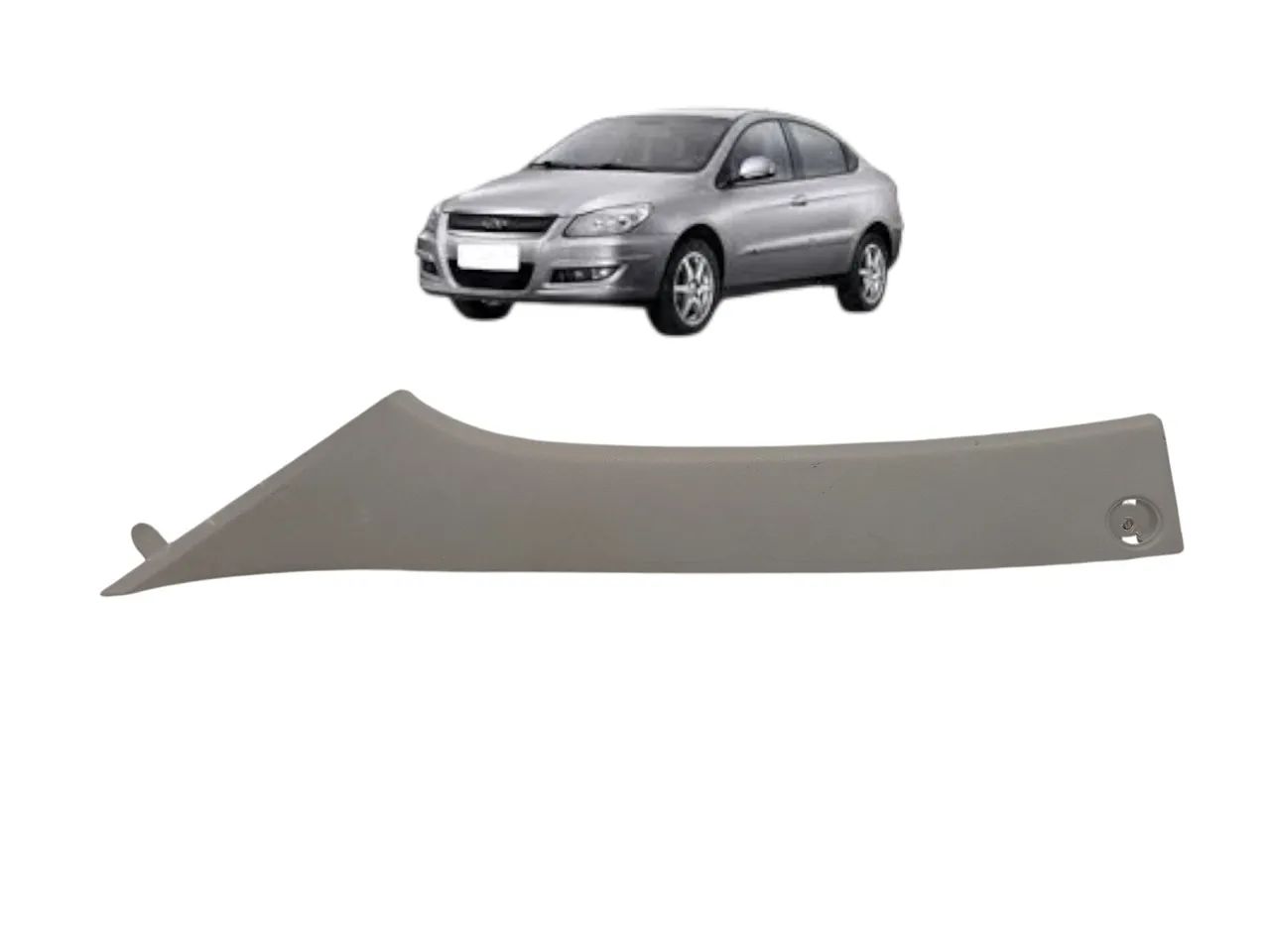 Moldura Coluna Parabrisa Esquerdo Chery Cielo Sedan 2012