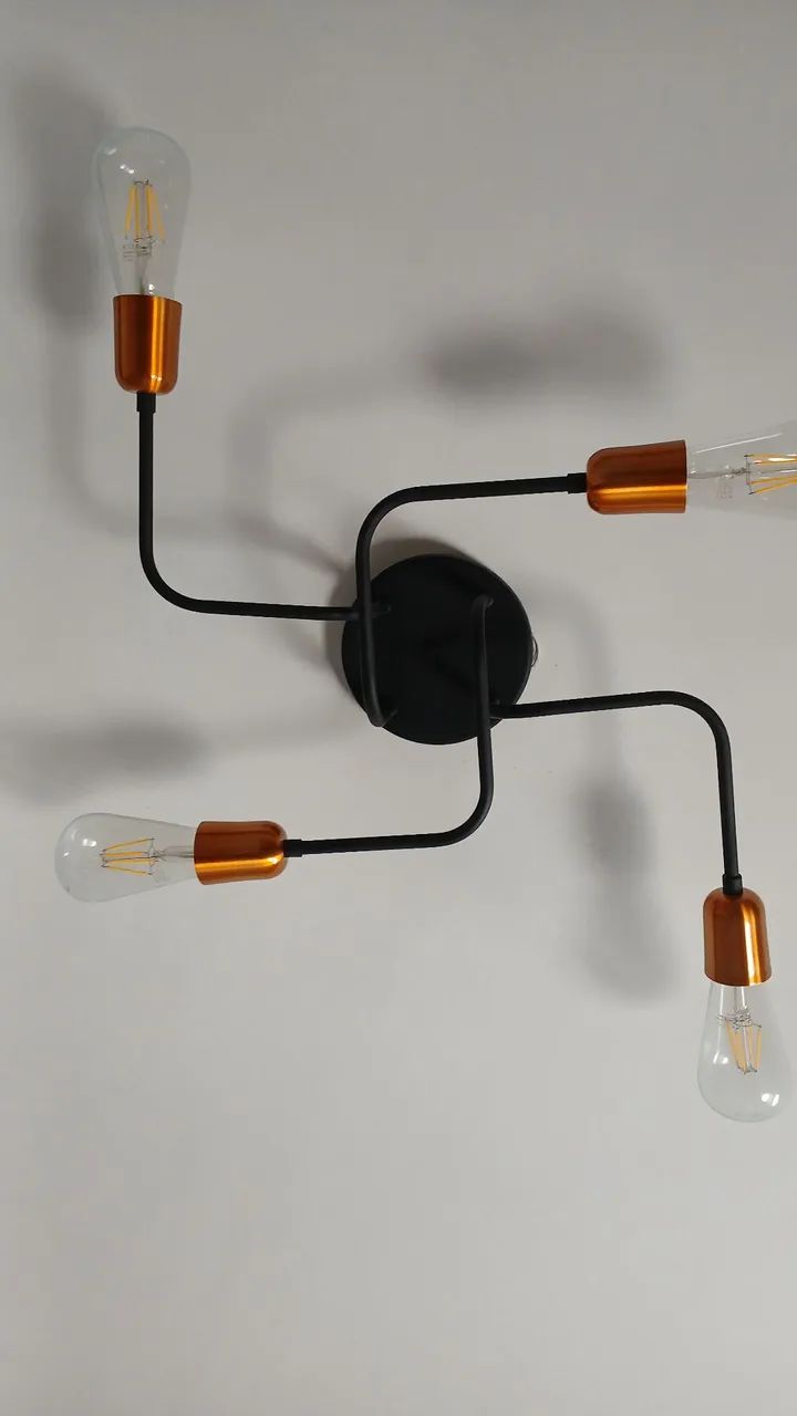 Luminária de Teto Moderna com 4 Lâmpadas - Foto 2