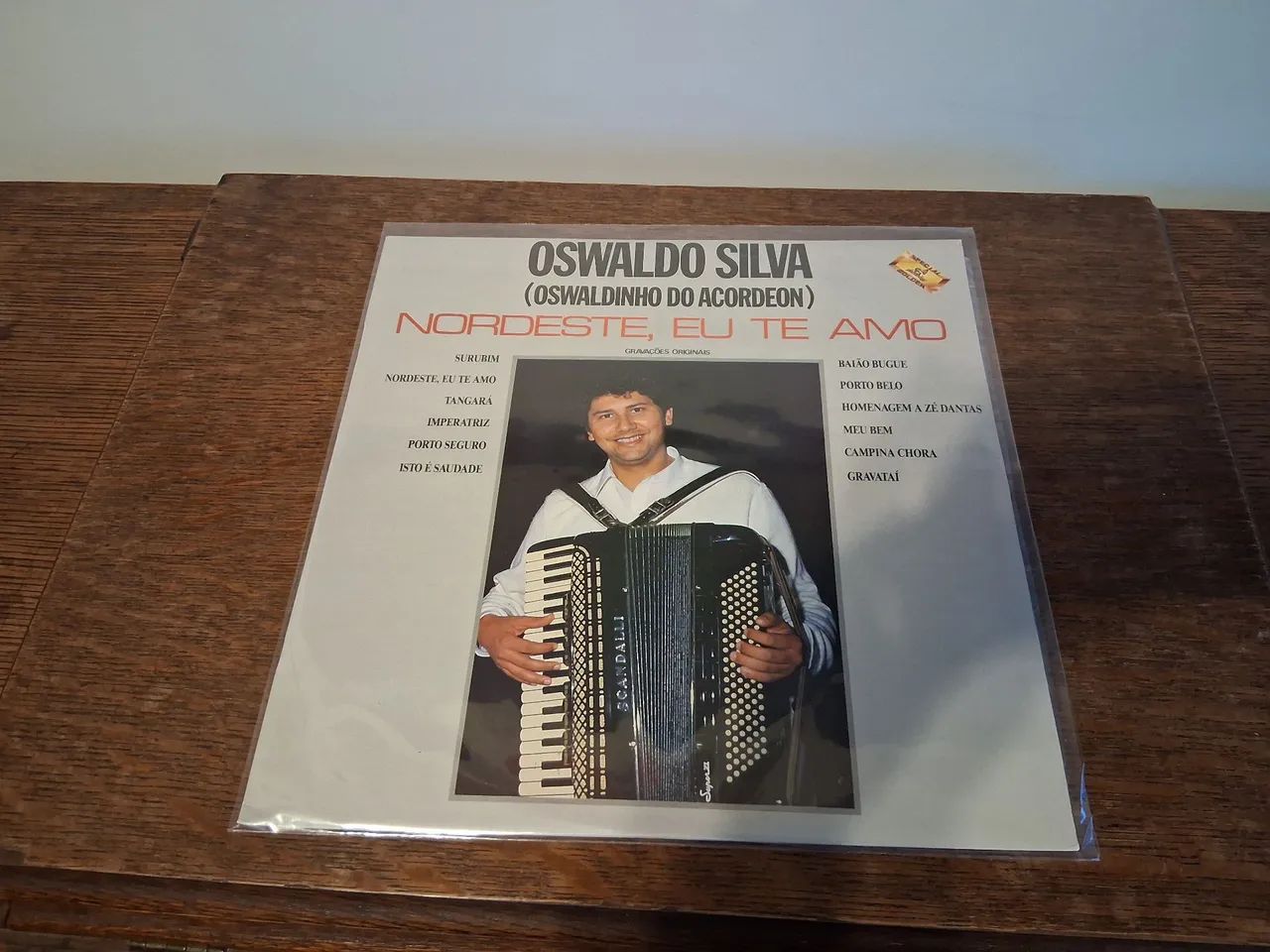 Disco LP Oswaldinho do Acordeon - Nordeste, Eu Te Amo