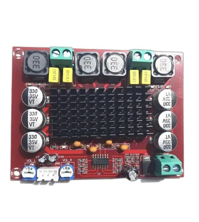 Mini Amplificador Xh-m543 240 Wats Rms Com Fonte E Cabos - Foto 4