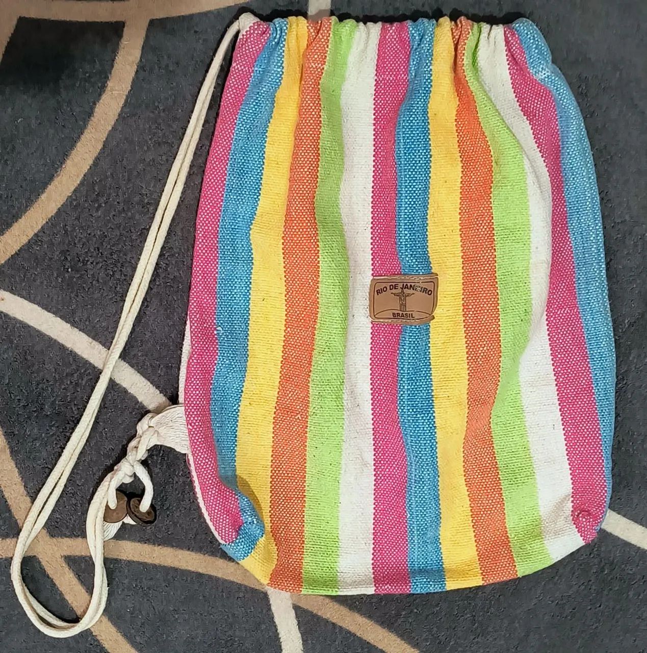 Bolsa de praia colorida Rio de Janeiro - Foto 3