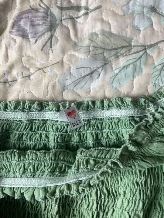 Top cropped ombro a ombro Verde (P) - Foto 3