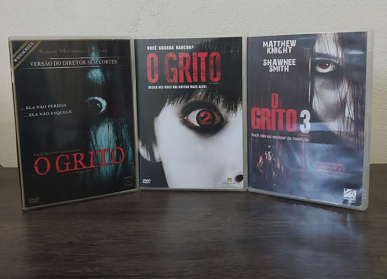 O Grito - Coleção Completa - Trilogia (3 DVDs) - Terror