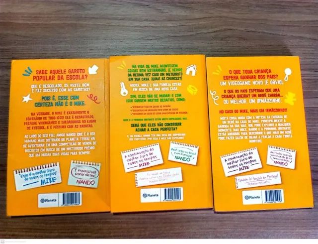 LIVROS AS AVENTURAS DE MIKE - EDIÇÃO 1, 2 E 3 EM ÓTIMO ESTADO - Foto 5