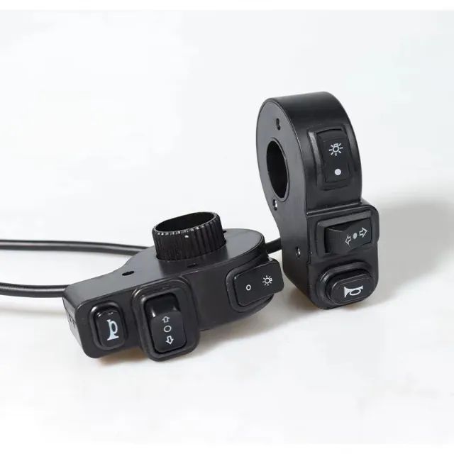 Comando de seta e buzina para scooter, motos, ebike, universal - Foto 2