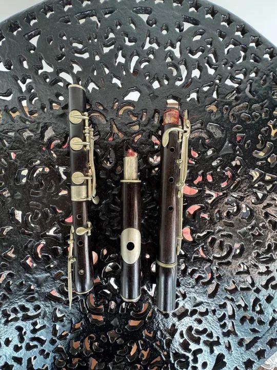 Flauta Transversal em Madeira