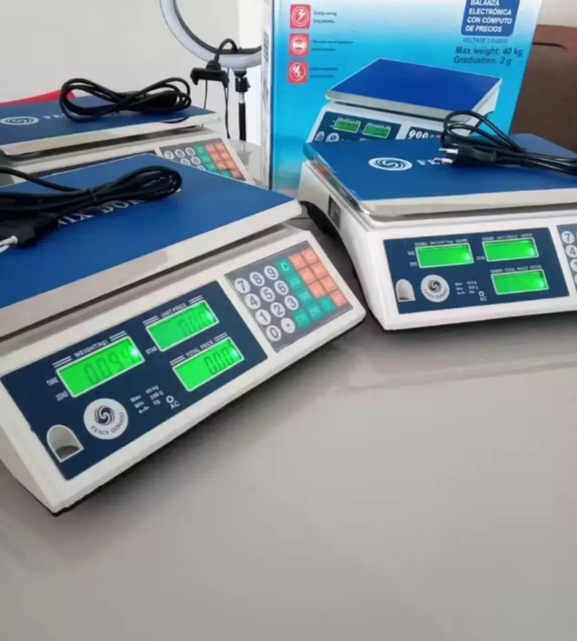 Balança Digital Recarregável - 40kg - Bivolt - 127/220v