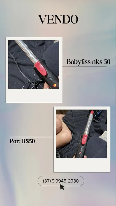 Babyliss nks 50 - Chapinha para Cabelo