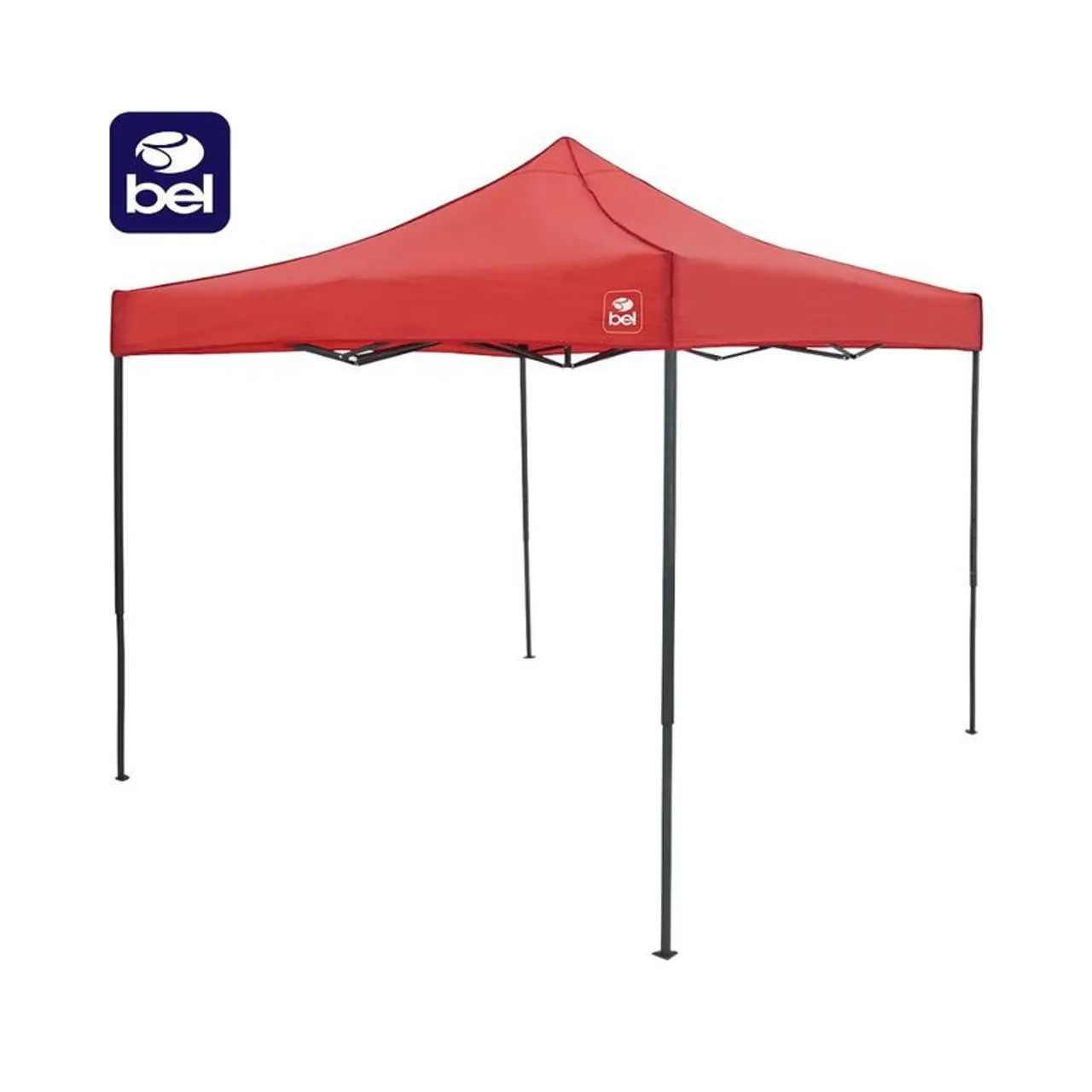 Tenda Gazebo Dobrável Pagoda 3x3 Metros Vermelho com Bolsa Bel (PRONTA ENTREGA)