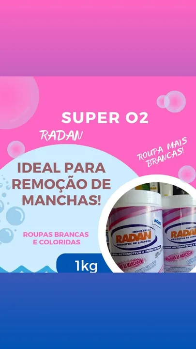 Percarbonato de sódio 1Kg tira manchas