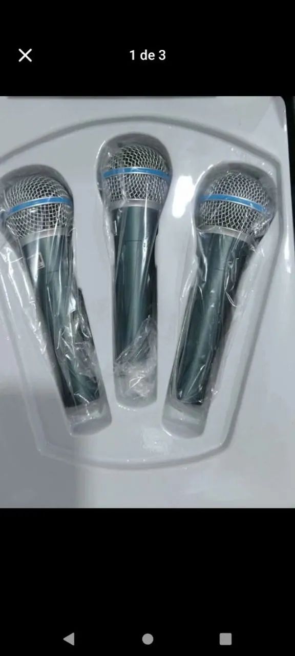 Kit 3 microfones Waldman BT 5800 - Foto 2