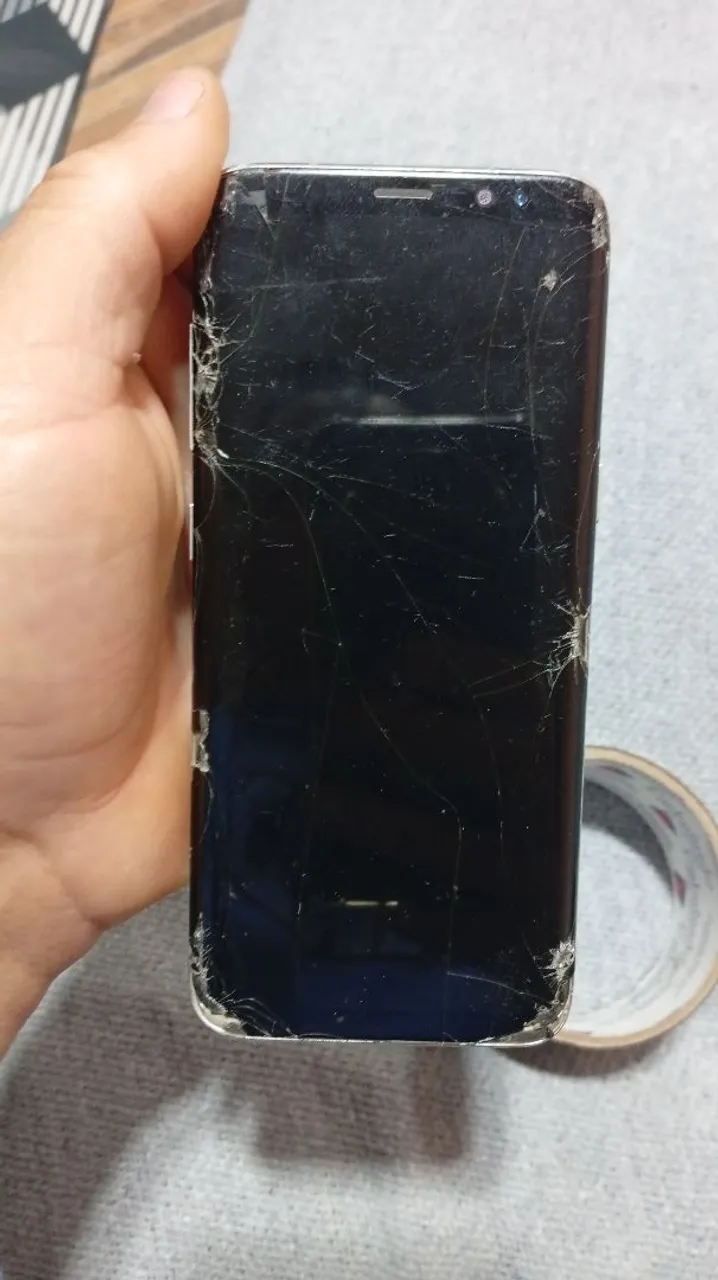 Defeito Samsung s8 sm g950fd não liga sem capinha de trás