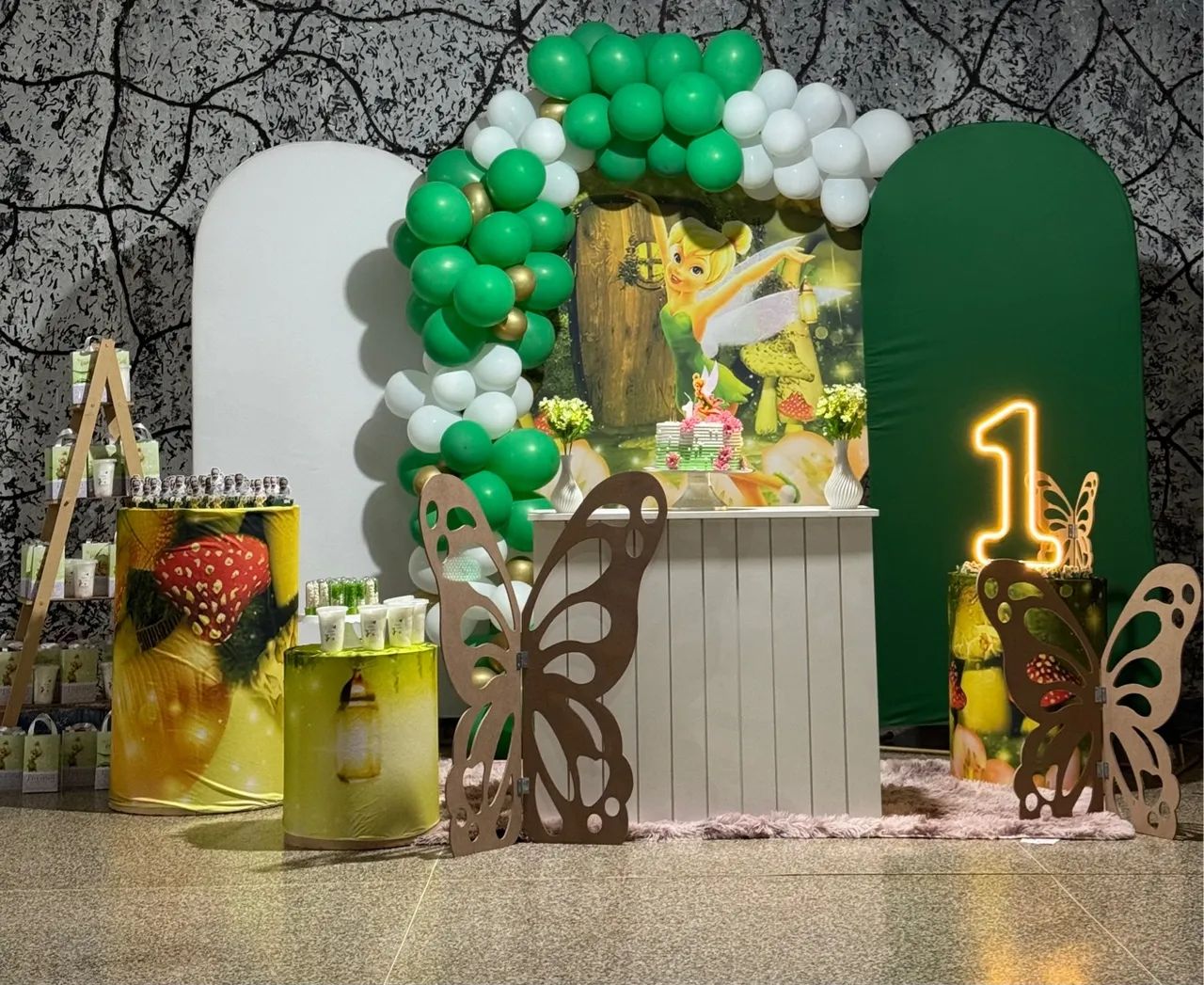 Decoração de Festa Infantil - Tema Tinker Bell pegue e monte